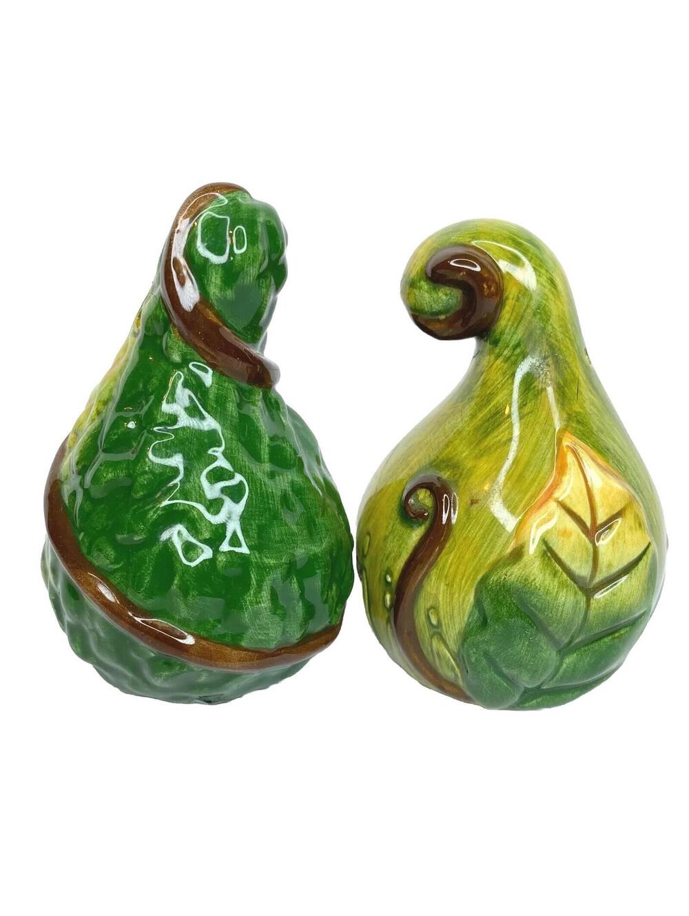 Gourd Squash Salt and Pepper Shaker Set Cooks Club